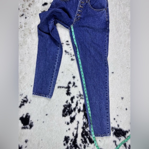 Pepe Jeans 80s Vintage Button Fly Acid Washed High Rise Denim Jeans Size 29 - Picture 7 of 10